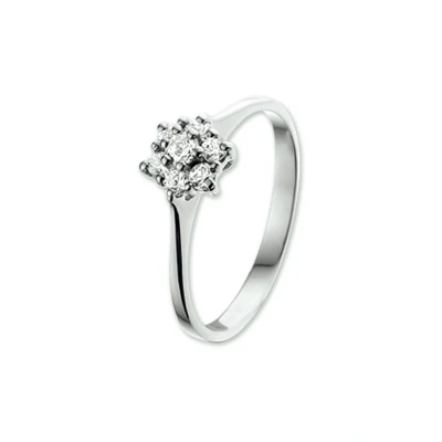 Afbeelding van Witgouden Ring zirkonia 4102738 17.00 mm (53)