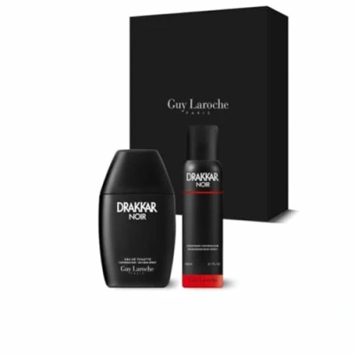 Afbeelding van Guy Laroche Drakkar Noir Giftset voor Men 100ml EDT + 150ml Deodorant Spray