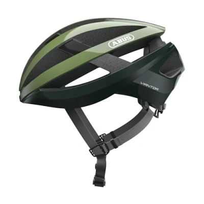 Afbeelding van ABUS Viantor Racefiets Helm Sportieve Fietshelm Voor Beginners Dames en Heren Groen, Maat S