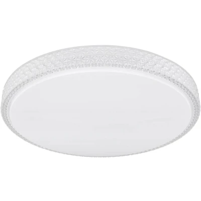 Afbeelding van Globo plafonniere Ovi wit metaal 60 cm ingebouwde LED module 41749 40