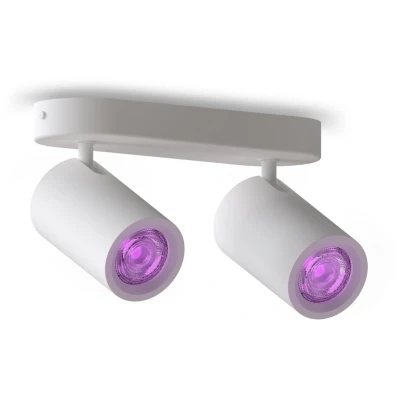 Afbeelding van Calex Smart Plafondlamp 2 Lichts Slimme Opbouwspot Ovaal Wit