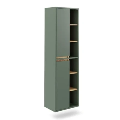 Afbeelding van Vicco Hoge kast Viola, groen/antraciet, 50 x 170 cm met open planken
