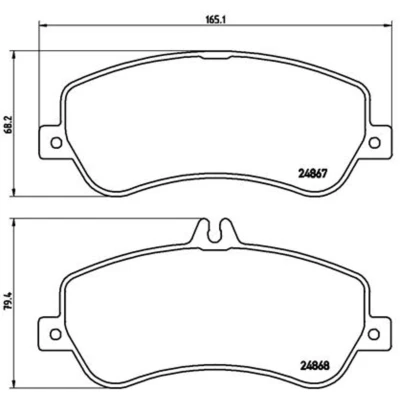 Afbeelding van Brembo Remblokset P 50 086