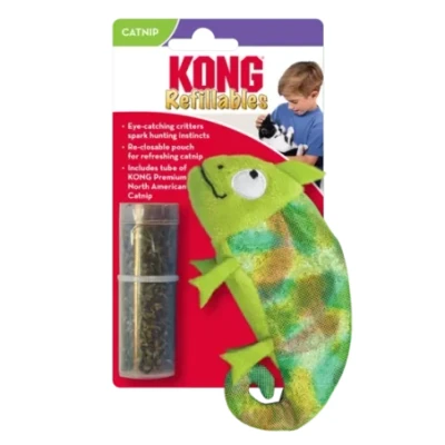 Afbeelding van Kong Kameleon Met Catnip Hervulbaar 6,5X11,5X2,5 CM