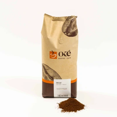 Afbeelding van OKE Koffie Oké koffie, gemalen, zak van 1 kg, Deca