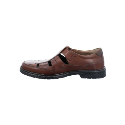 Afbeelding van Josef Seibel Instappers, Heren, Maat: 46, Cognac Leer