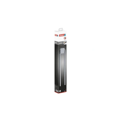 Afbeelding van tesa® Ekkro twee armige handdoekhouder, hoogglans verchroomd metaal, zelfklevend, 428 mm x 50 87