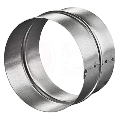 Afbeelding van MKK® Ronde slangaansluiting van pvc en flexibel aluminium, diameter 120 mm