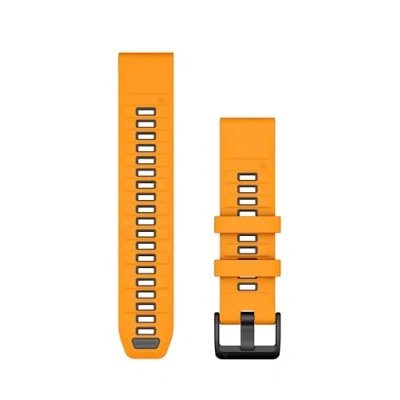 Afbeelding van Garmin QuickFit 26 Watch Bands, Spark Orange/Graphite Silicone