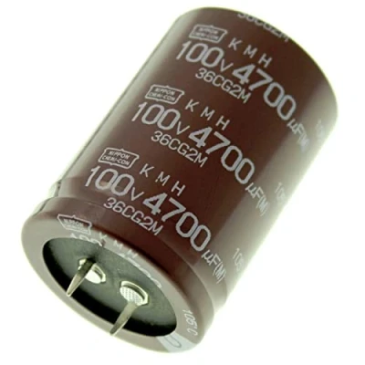 Afbeelding van Snap In Elektrolytische condensator Radiaal 4700µF 100V 105C EKMH101VNN472MA50S d35x50mm 4700uF
