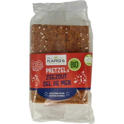 Afbeelding van Crackers pretzel zeezout bio