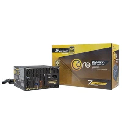 Afbeelding van Seasonic CORE GM 500 Partial modular PC Power Supply 80PLUS Gold Watt