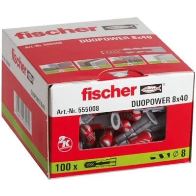 Afbeelding van Fischer duopower pluggen 8x40 100 stuks