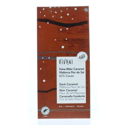 Afbeelding van Vivani Puur Caramel Zeezout Multi verpakking 10x80GR