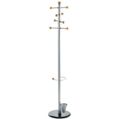 Afbeelding van ALCO Garderobekast 2807 Aantal haken: 8 (Ø x h) 38 cm 175 Metaal (poedercoating) Zilver 1 stuk(s)