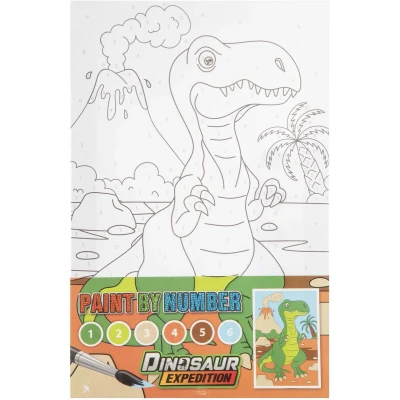 Afbeelding van Dino Schilderen op Nummer Verfset
