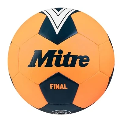 Afbeelding van Mitre Final Recreatief Voetbal Perfect voor kinderen Voetbalcadeau, Fluo Oranje/Tidal Teal, 3