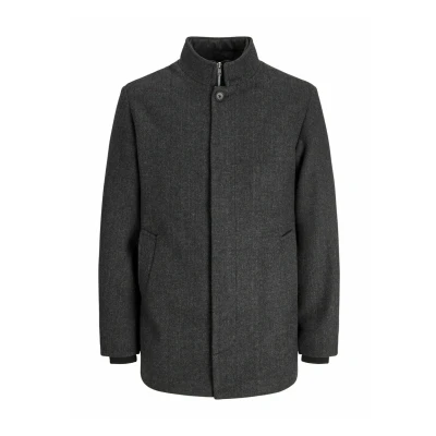 Afbeelding van JACK &amp; JONES Heren Jjeharrison Wool Jacket Sn wollen jas, lichtgrijs gem., L