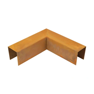 Afbeelding van Cortenstaal Opsluitband Hoekstuk 20 x 5.2 6 cm
