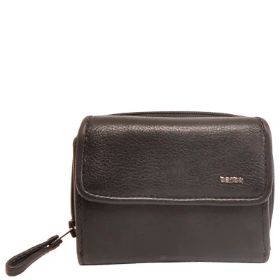 Afbeelding van Berba Soft 184 Leren Portemonnee S Gielen Lederwaren Black