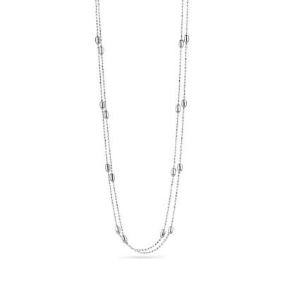 Afbeelding van Orphelia ZK 2779 Ketting Dubbel Zilver 925 45 Cm