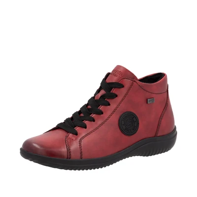Afbeelding van Remonte Sneakers hoog, Dames, Maat: 39, Rouge combi Leer