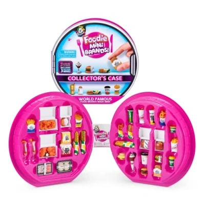 Afbeelding van 5 Surprise 77288 Merken Inclusief Mystery Foodie Collector&#039;s Case, Store en Display 30 Mini Collectibles, Fast Food Toys Shopping Accessoires