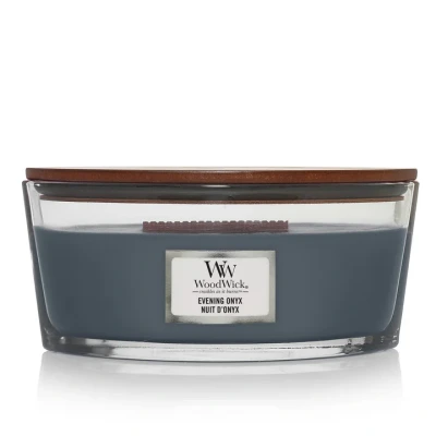Afbeelding van WoodWick Geurkaars Ellipse Evening Onyx 9 cm / 19