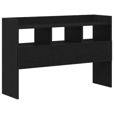 Afbeelding van vidaXL Sideboard Zwart Eiken Hout Groot Opslag Rechthoekig