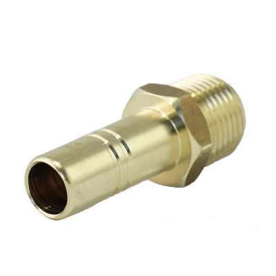 Afbeelding van Whale Quick Connect Messing Adapter 1/2&quot; NPT Male naar 15 mm Verloopstuk