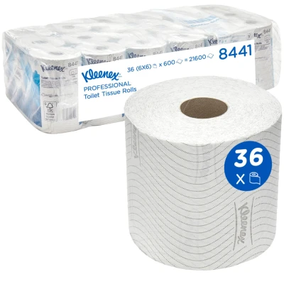Afbeelding van Toiletpapier Kleenex 2 laags 600vel wit 8441