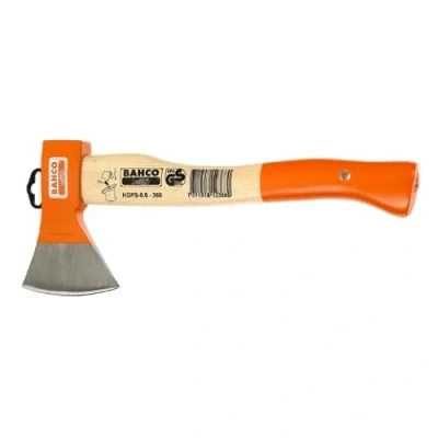 Afbeelding van Bahco Keukenbijl met gebogen essenhouten steel 380 mm 1 kg retailverpakking HGPS 0.8 WB