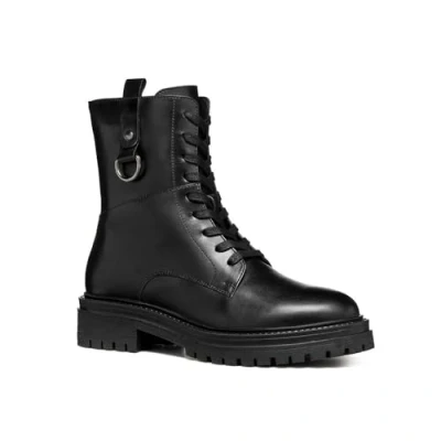 Afbeelding van Geox Dames D Iridea B enkellaars, zwart, 39 EU