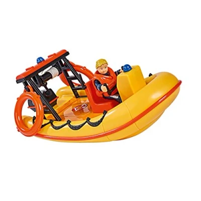 Afbeelding van Simba Brandweerman Sam Neptunus, boot met figuur