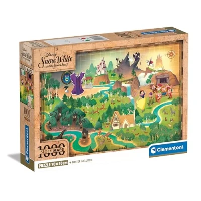 Afbeelding van PZL 1000 DISNEY STORY MAPS valutare IN biancaneve compact