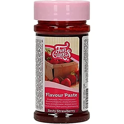Afbeelding van FunCakes Smaakpasta Smaakstof voor Taarten Aroma Aardbei Friszuur 120g