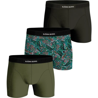 Afbeelding van Björn Borg Cotton Stretch boxers heren normale lengte (3 pack) multicolor