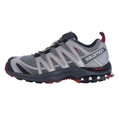 Afbeelding van SALOMON Hardloopschoenen Xa Pro 3d heren , Grigio Monument Ebony Red Dahlia 47 1/3 EU
