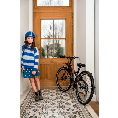 Afbeelding van Nutcase Street Ocean Stripe helm voor volwassenen, uniseks, meerkleurig, L