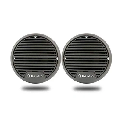 Afbeelding van Herdio 140W 2 weg waterdichte weerbestendige coaxiale mini luidsprekers marine outdoor luidspreker systeem set voor auto bestelwagen vrachtwagen tractor caravan camper boot thuis patio tuin badkamer