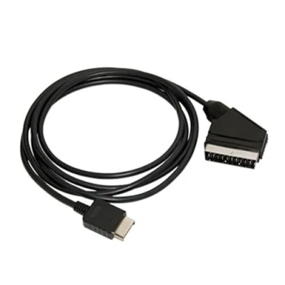 Afbeelding van OSTENT Real RGB Scart kabel TV AV voor Sony PS1 PS2 PS3 Slim PAL console