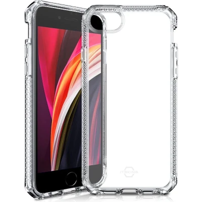 Afbeelding van Apple iPhone SE (2020) Hoesje Siliconen en TPU (zacht) Itskins Softcase/Backcover Transparant Telefoonhoesje Shockproof/Valbescherming
