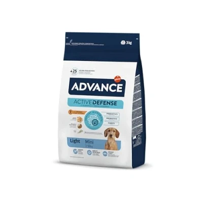 Afbeelding van ADVANCE Mini Light + 8 maanden hondenvoer, 3 kg, per stuk verpakt (1 x kg)