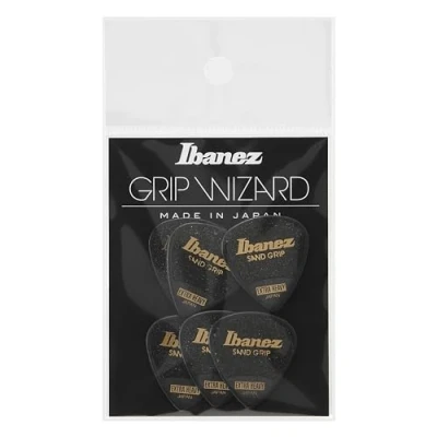 Afbeelding van Ibanez PA16XSG BK Sand Grip Plectrums 1.2mm (Black) Plectrum set