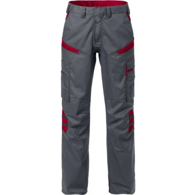 Afbeelding van Fristads Broek Dames 2554 Stfp GRIJS/ROOD 38