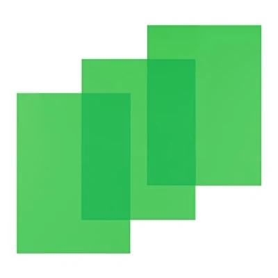 Afbeelding van Schutbladen glass A4 200 micron transparant / groen