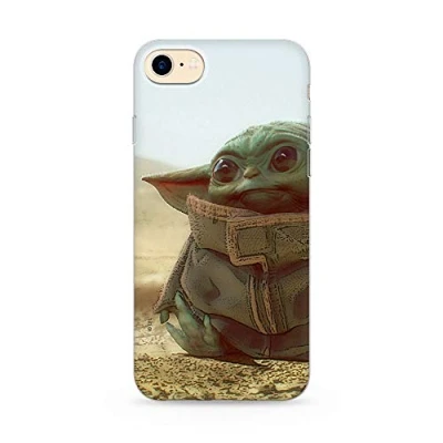 Afbeelding van ERT GROUP mobiel telefoonhoesje voor Apple Iphone 7/8/ SE 2/ 3 origineel en officieel erkend Star Wars patroon Baby Yoda 003, hoesje is gemaakt van TPU