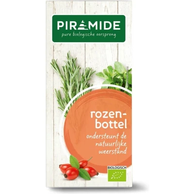 Afbeelding van Piramide Thee Rozenbottel 20ZK