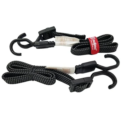 Afbeelding van MAGMA 2 Platte Bungee koorden Elastische banden met haken Zware koord voor Bagage Dekzeil tent Boot Fiets Trolley Vrachtwagens Waterdicht Hardware gereedschap Camping dak drager Aanhangwagen