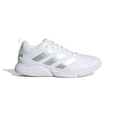 Afbeelding van adidas Performance Bounce Trainingsschoen, Dames, Maat: 40 2/3, Cloud white /silver metallic /grey one Schoenen